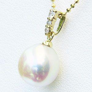 【新品・百貨店商品／総本店】1882アコヤ真珠K18ペンダントトップ9mmUP 真珠 パール ペンダントトップ あこや本真珠 9mm アコヤ本真珠 k18