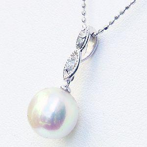 ペンダントトップ ダイヤ ネックレスペンダント あこや真珠パール pt900 プラチナネックレス ダイヤモンド プレゼント ギフト ご褒美 自分買い puの画像