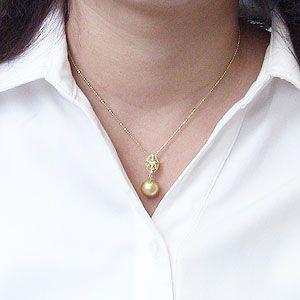 ペンダントトップ ダイヤ ネックレスペンダント 南洋真珠パール k18 ゴールドネックレス ダイヤモンド ジュエリー プレゼント ギフト ご褒美 自分買い pu_1