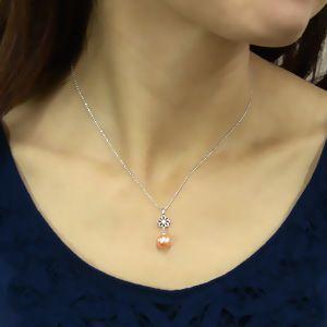 ネックレス ペンダントトップ 淡水パール 真珠 ダイヤモンド ホワイトゴールド ペンダント 人気 プレゼント ギフト ご褒美 自分買いの画像