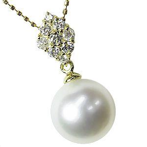 ペンダント ペンダントトップ パール 南洋真珠 k18 ゴールド