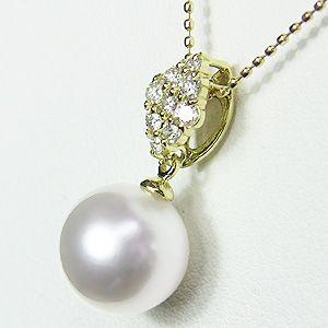 ペンダント ペンダントトップ パール 南洋真珠 k18 ゴールド ネックレス ダイヤモンド ジュエリー ジュエリー 人気 プレゼント ギフト ご褒美 自分買い pu_3