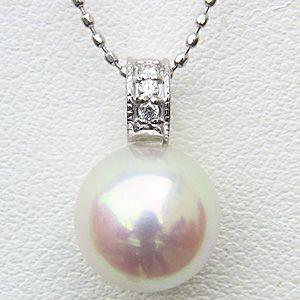 真珠ネックレス ペンダントネックレス あこや真珠 パール ネックレス パールネックレス キュービックジルコニア 送料無料 プレゼント ギフト 自分買い puの画像