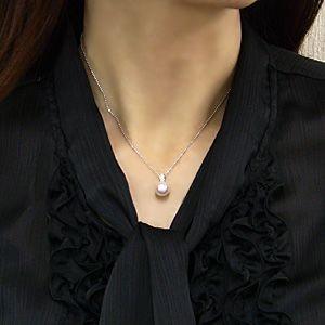 真珠ネックレス ペンダントネックレス あこや真珠 パール ネックレス パールネックレス キュービックジルコニア 送料無料 プレゼント ギフト 自分買い puの画像
