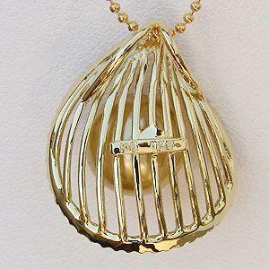 ゴールデンパール ペンダントトップ 南洋真珠 k18 ゴールド ペンダント