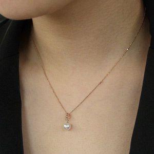 真珠 真珠 パール トップ チャーム 本真珠 ダイヤモンド k18 k18 k18G イエローゴールド ホワイトゴールド ピンクゴールド プレゼント ギフト 自分買い puの画像