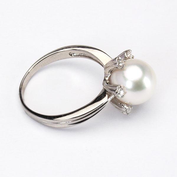 パールリング 普段使い 指輪 真珠 パール リング あこや本真珠