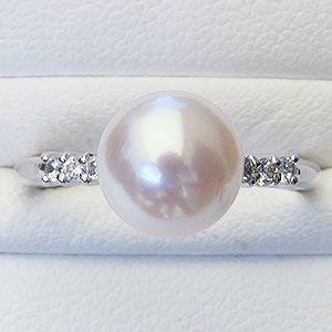 パール リング 普段使い 冠婚葬祭 指輪 真珠 あこや真珠 シルバー 人気 プレゼント ギフト ご褒美 自分買い puの画像