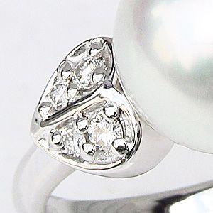 南洋 白蝶真珠 パール リング 指輪 pt900 11mm パール 指輪 真珠 リング 南洋白蝶真珠 pt900 プラチナ 直径