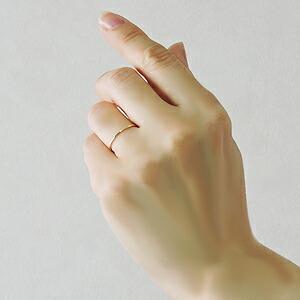 ペアリング 指輪 ペア リング 華奢リング ベビーリング k18 ゴールド シンプル 重ね着け カジュアル ジュエリー プレゼント ギフト ご褒美 自分買い | ブランド登録なし | 02