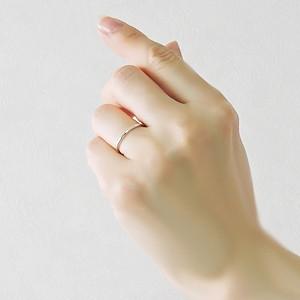 リング 指輪 ピンキーリング 華奢リング ベビーリング ホワイトゴールド k18 18K 18金 シンプルリング レディース 送料無料 プレゼント ギフト 自分買いの画像