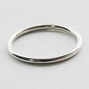 リング 指輪 ピンキーリング 華奢リング ベビーリング ホワイトゴールド k18 18K 18金 シンプルリング レディース 送料無料 プレゼント ギフト 自分買いの画像