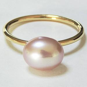 パール リング 真珠 指輪 パールリング k18 18金 ゴールド 華奢 パール リング 真珠 指輪 パールリング k18 18金 ゴールド 華奢