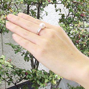 パールリング 普段使い 指輪 あこや 真珠 リング あこや真珠パールホワイトゴールドリング ダイヤモンド 冠婚葬祭 フォーマル プレゼント ギフト 自分買い pu_3