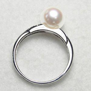 パールリング 普段使い パール リング 指輪 冠婚葬祭 真珠 あこや 本