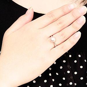 パール 指輪 パールリング 真珠リング 真珠 リング 真珠 湖水真珠 パール リング シルバー フォーマル 人気 プレゼント ギフト ご褒美 自分買いの画像