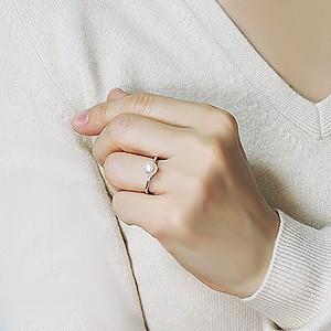 パールリング 普段使い 指輪 リング 真珠指輪 あこや本真珠 7mm