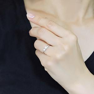 パール リング 普段使い k18 18金 18k ホワイトゴールド 本真珠 あこや アコヤ 2コ付き レディース 真珠指輪 送料無料 プレゼント ギフト 自分買い puの画像