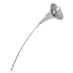 ブローチ 花 ダイヤモンド ダイヤモンドブローチ k18 ホワイトゴールド レディース ジュエリー 人気 プレゼント ギフト ご褒美 自分買い p