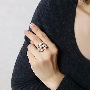 パールリング 普段使い パール リング k18 18金 真珠 あこや本真珠 ダイヤモンド ピンクゴールド 真珠指輪 送料無料 冠婚葬祭 プレゼント ギフト 自分買い pu_3