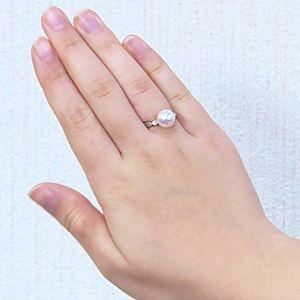 パール リング 普段使い 真珠リング 花珠真珠 オーロラ天女花珠 パール リング 普段使い 真珠リング 花珠真珠 オーロラ天女花珠