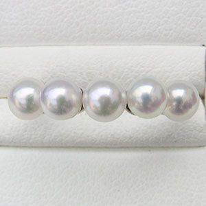 パール リング 普段使い 本真珠 あこや 4.5-5mm k18 18k 18金 パール リング 普段使い 本真珠 あこや 4.5-5mm k18 18k 18金