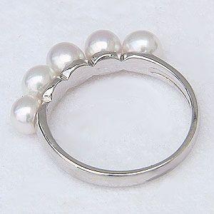 パール リング 普段使い 本真珠 あこや 4.5-5mm k18 18k 18金 パール リング 普段使い 本真珠 あこや 4.5-5mm k18 18k 18金