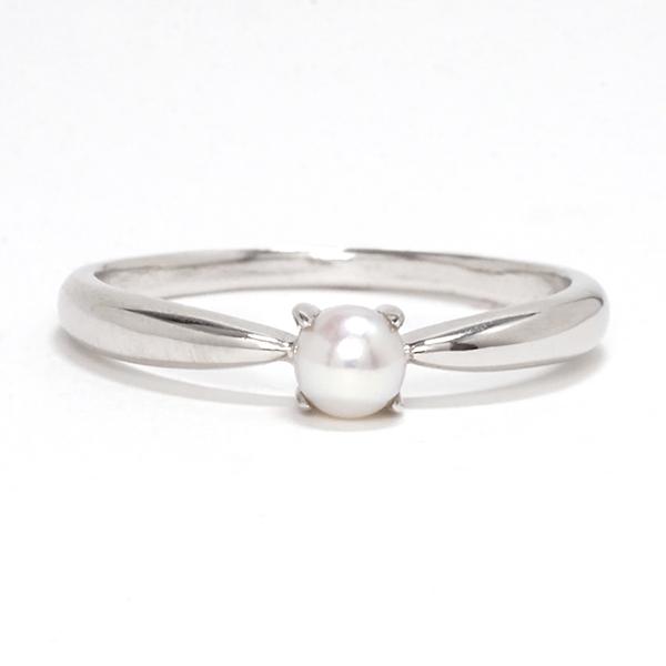 パール リング カジュアル 普段使い 真珠リング パール指輪 ベビー