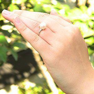 パールリング 普段使い パール リング レディース あこや真珠 ダイヤモンド k10 ホワイトゴールド 冠婚葬祭 送料無料 プレゼント ギフト ご褒美 自分買い pu_2