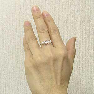 パール リング パールリング 真珠 指輪 あこや本真珠 シルバー キュービックジルコニア 冠婚葬祭 普段使い 人気 プレゼント ギフト ご褒美 自分買いの画像