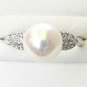 パールリング 普段使い パール リング 真珠 指輪 あこや本真珠 シルバー キュービックジルコニア 冠婚葬祭 人気 プレゼント ギフト ご褒美 自分買い puの画像