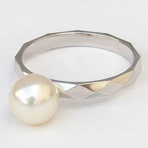 【新品】 ぺアリング マリッジリング パールリング 真珠 指輪 パール リング 地金リング シンプル t900 プラチナ デザインカットリング プレゼント ご褒美 自分買い p 【VQ2620842439】(94710円)