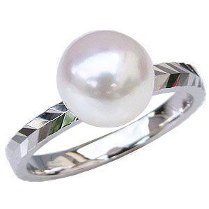 パールリング 普段使い パール リング プラチナ pt900 真珠 指輪 本真珠 あこや カット 6月誕生石 冠婚葬祭 結婚 保証書付 プレゼント ギフト 自分買い