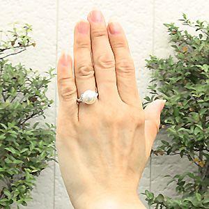 パール 指輪 真珠 リング 真珠 指輪 リング 南洋真珠パール pt900 プラチナリング ダイヤモンド フォーマル 人気 プレゼント ギフト ご褒美 自分買い pu_2