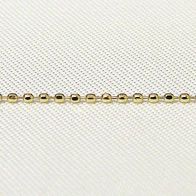 チェーン k18 ゴールド NEWカットボール 0.8mmチェーン 40cm スライド式 ジュエリー おすすめ カジュアル 人気 プレゼント ギフト ご褒美 自分買い