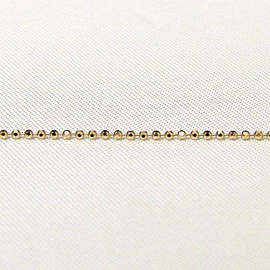チェーン k18 ピンクゴールド NEWカットボール1.0mmチェーン 40cm スライド式 ジュエリー カジュアル 人気 プレゼント ギフト ご褒美 自分買い