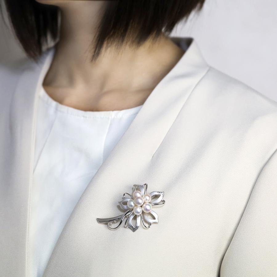 本真珠 あこやパール ブローチ フォーマル セレモニー 冠婚葬祭