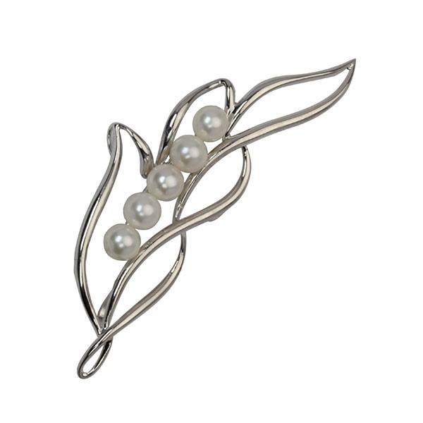 パール ブローチ パールブローチ 真珠ブローチ フォーマル ユニセックス 本真珠 アコヤ シルバー 送料無料 プレゼント ギフト ご褒美 自分買い pu | ブランド登録なし | 01