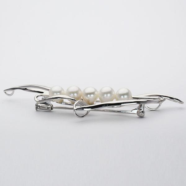 パール ブローチ パールブローチ 真珠ブローチ フォーマル ユニセックス 本真珠 アコヤ シルバー 送料無料 プレゼント ギフト ご褒美 自分買い pu | ブランド登録なし | 03