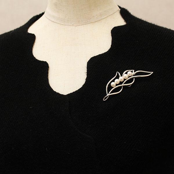 パール ブローチ パールブローチ 真珠ブローチ フォーマル ユニセックス 本真珠 アコヤ シルバー 送料無料 プレゼント ギフト ご褒美 自分買い pu | ブランド登録なし | 04