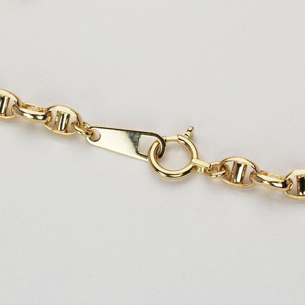 ブレスレット バングル 18金 18k イエローゴールド チェーンブレスレット ゴールドブレスレット デザインブレス ユニセックス プレゼント ギフト 自分買いの画像