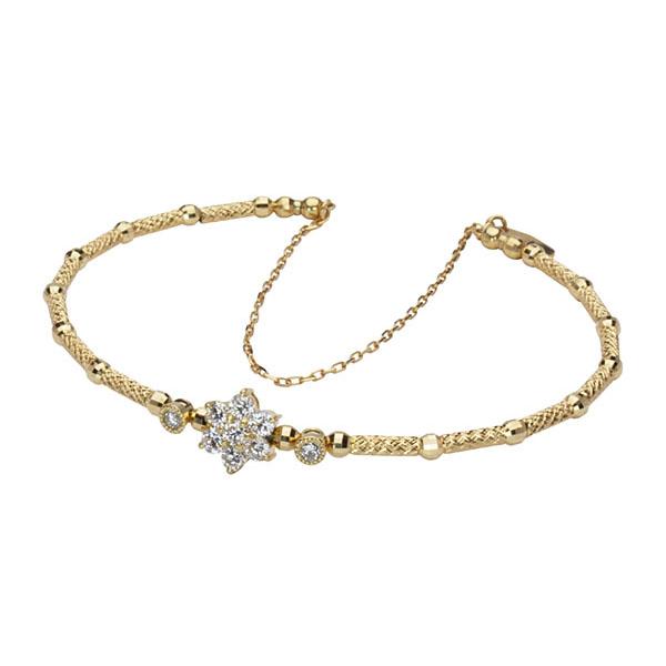 ダイヤモンド0.3ct K18イエローゴールド♡形状記憶バングル ブレスレット バングル 形状記憶 ダイヤモンド ダイヤブレス