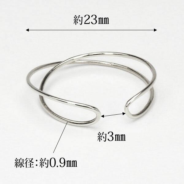 イヤーカフ イヤカフ k18 18k 18金 ホワイトゴールド 片耳用 ユニ