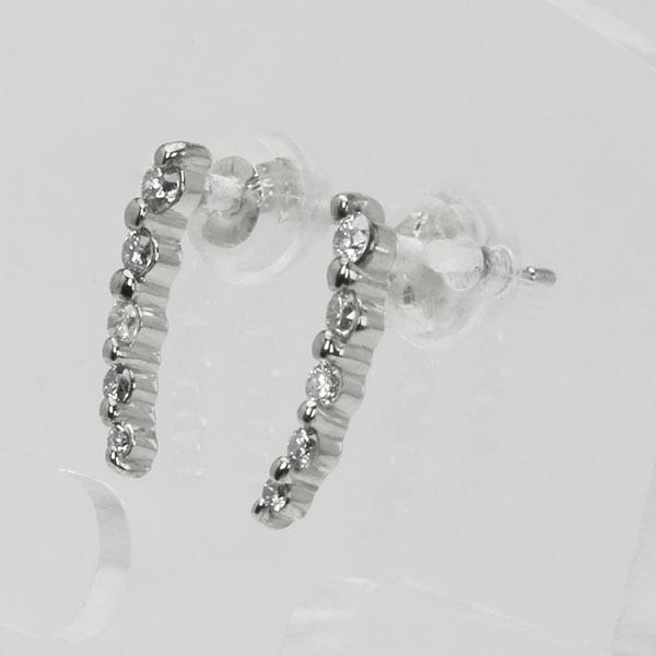 ピアス ダイヤモンドピアス ダイヤモンド スタッドピアス k18 18k 18金 ホワイトゴールド ユニセックス 送料無料 人気 プレゼント ギフト ご褒美 自分買い pu