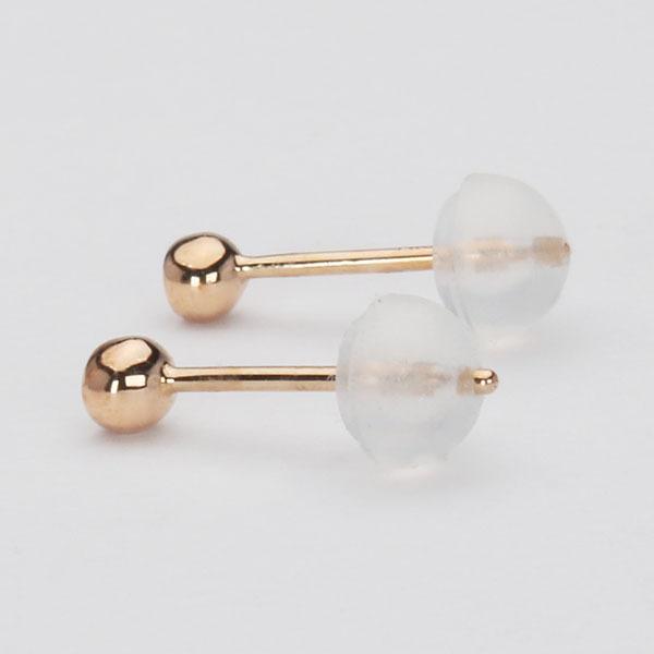 ダイヤモンド ピアス ダイヤピアス スタッドピアス シンプル ピンクゴールド 18金 k18 18k ペア ユニセックス 送料無料 プレゼント ギフト ご褒美 自分買いの画像