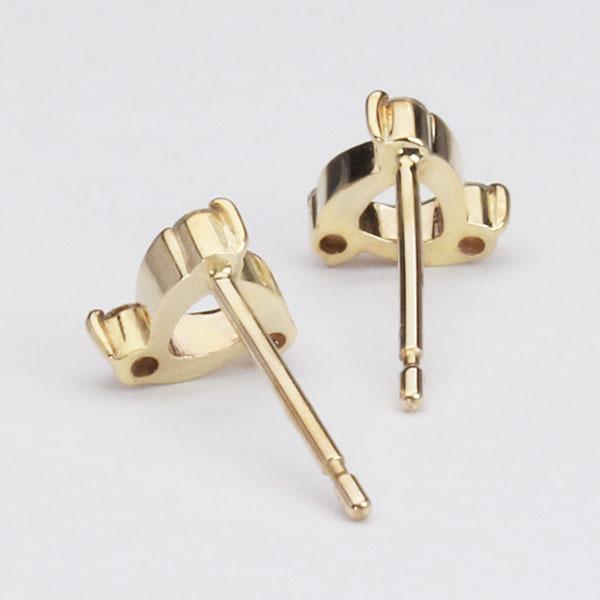 ダイヤモンド ピアス ダイヤピアス スタッドピアス 18金 k18 18k イエローゴールド ペア シンプル 送料無料 4月誕生石 プレゼント ギフト ご褒美 自分買い puの画像