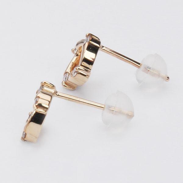 ダイヤモンド ピアス ダイヤピアス スタッドピアス 10金 k10 10k