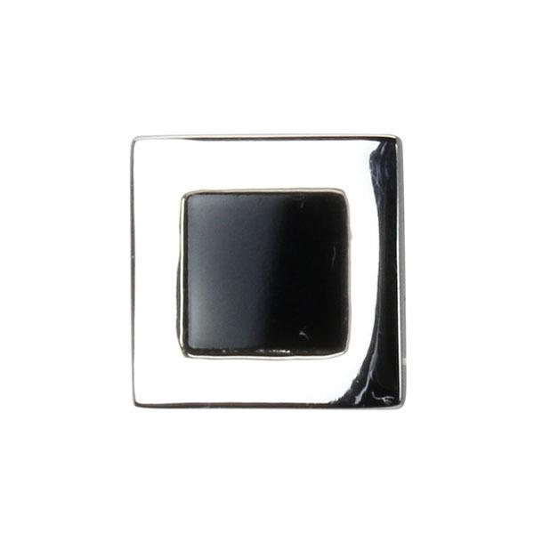 ピアス オニキス オニキスピアス 片耳用 スタッドピアス pt900 プラチナ スクエア 四角 ユニセックス 送料無料 ジュエリー プレゼント ギフト 自分買い puの画像