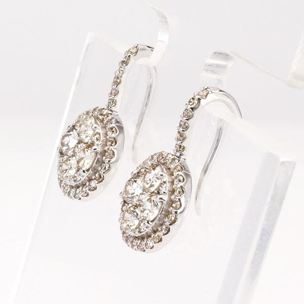 k18❤️ゴールド ダイヤモンド型 フックピアス ピアス ダイヤモンド ダイヤ フックピアス 18金 k18 18k