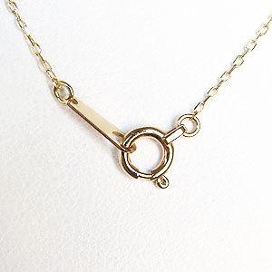 ダイヤモンド ネックレス ダイヤ 一粒 k18 18k 18金 イエローゴールド レディース メンズ 男女兼用 ユニセックス プレゼント ギフト ご褒美 自分買い puの画像